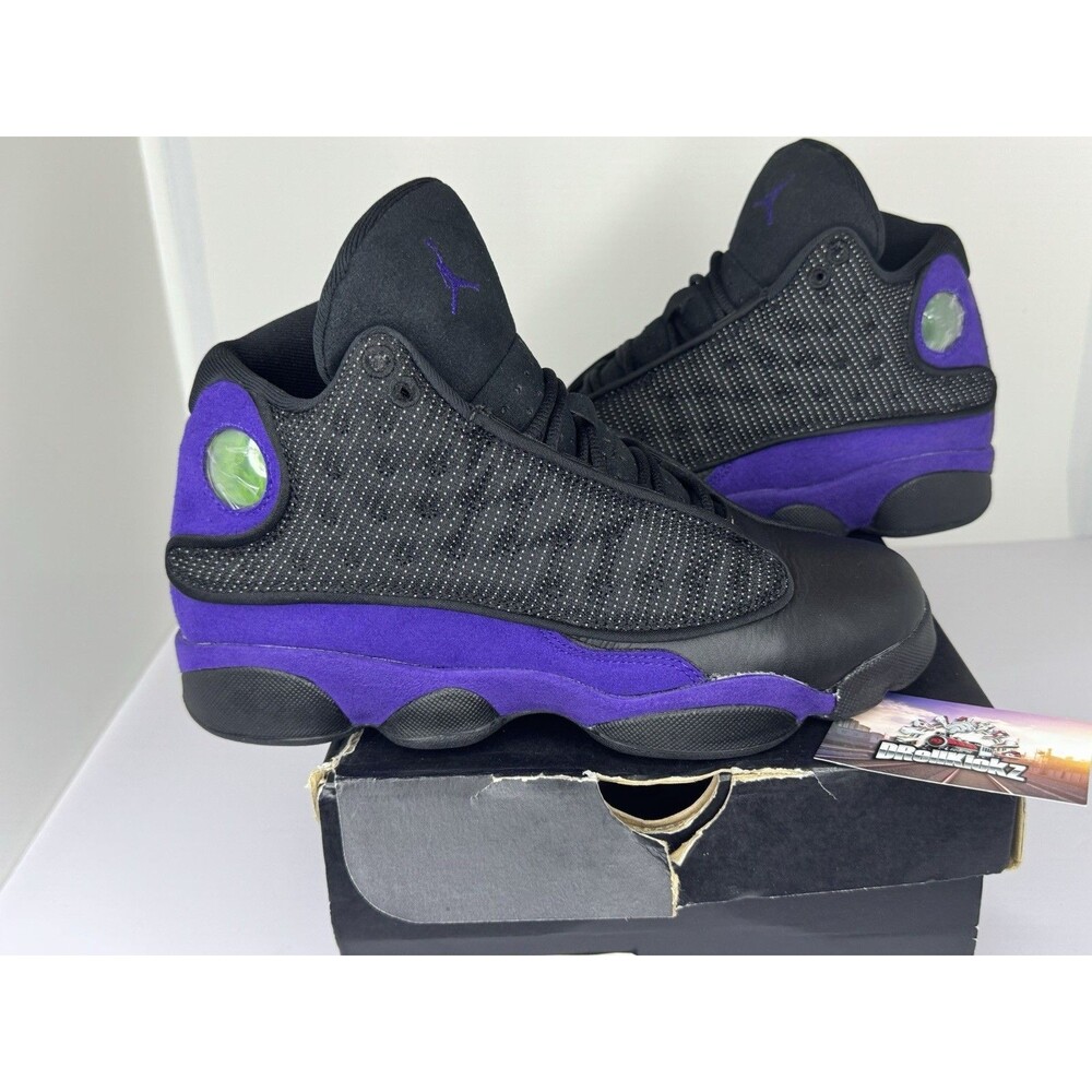 Air Jordan 13 Retro GS Mid-Court Purple Sneakers, Size 6Y Used! 8/10 Condition